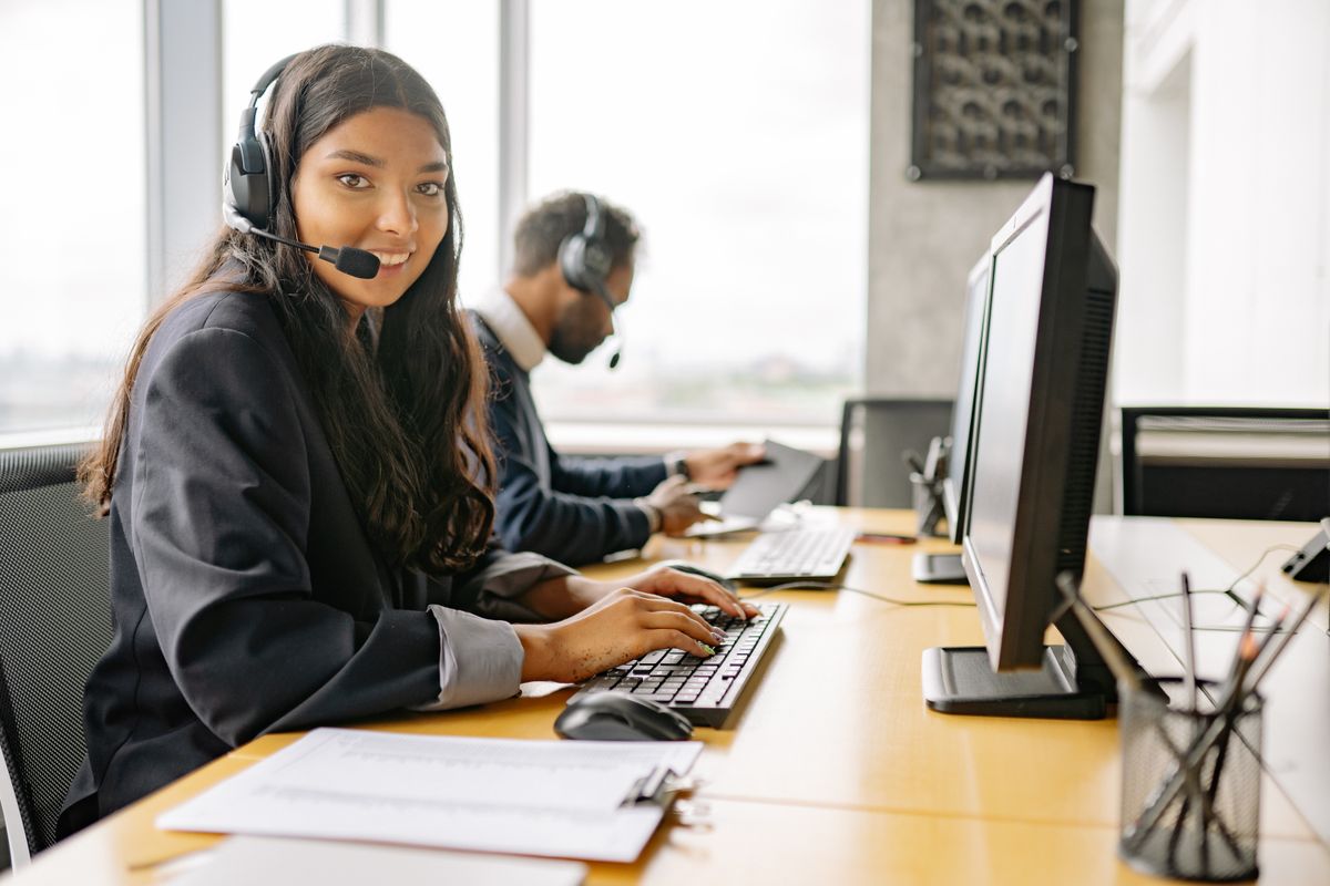 Customer support representative ready to help with questions