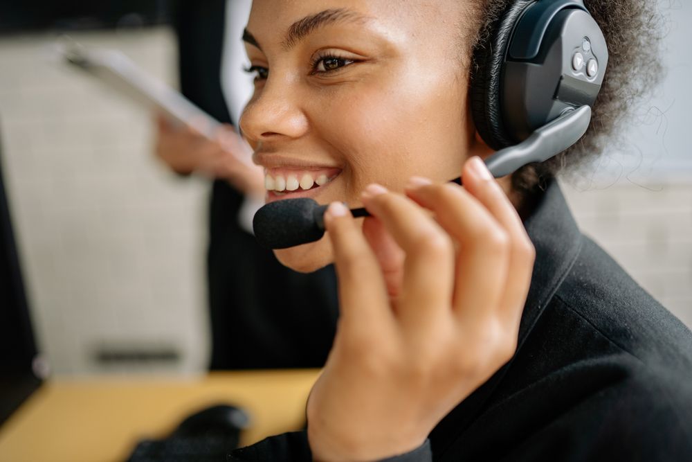 Consultation call with a customer